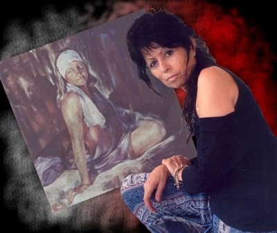 La pittrice Simonetta Fontani